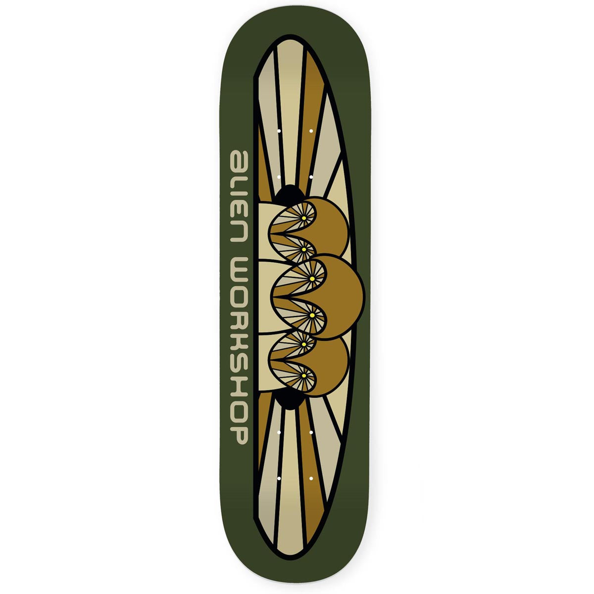 Alien Workshop Owlien Skateboard Deck - Green - 8.125