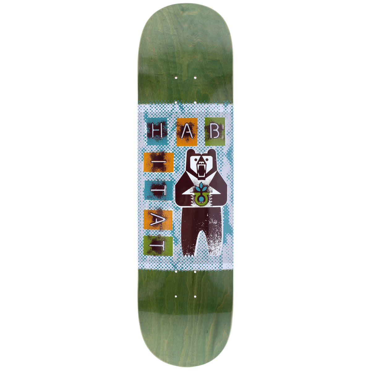 Habitat Grizzley Skateboard Deck - Blue - 8.25