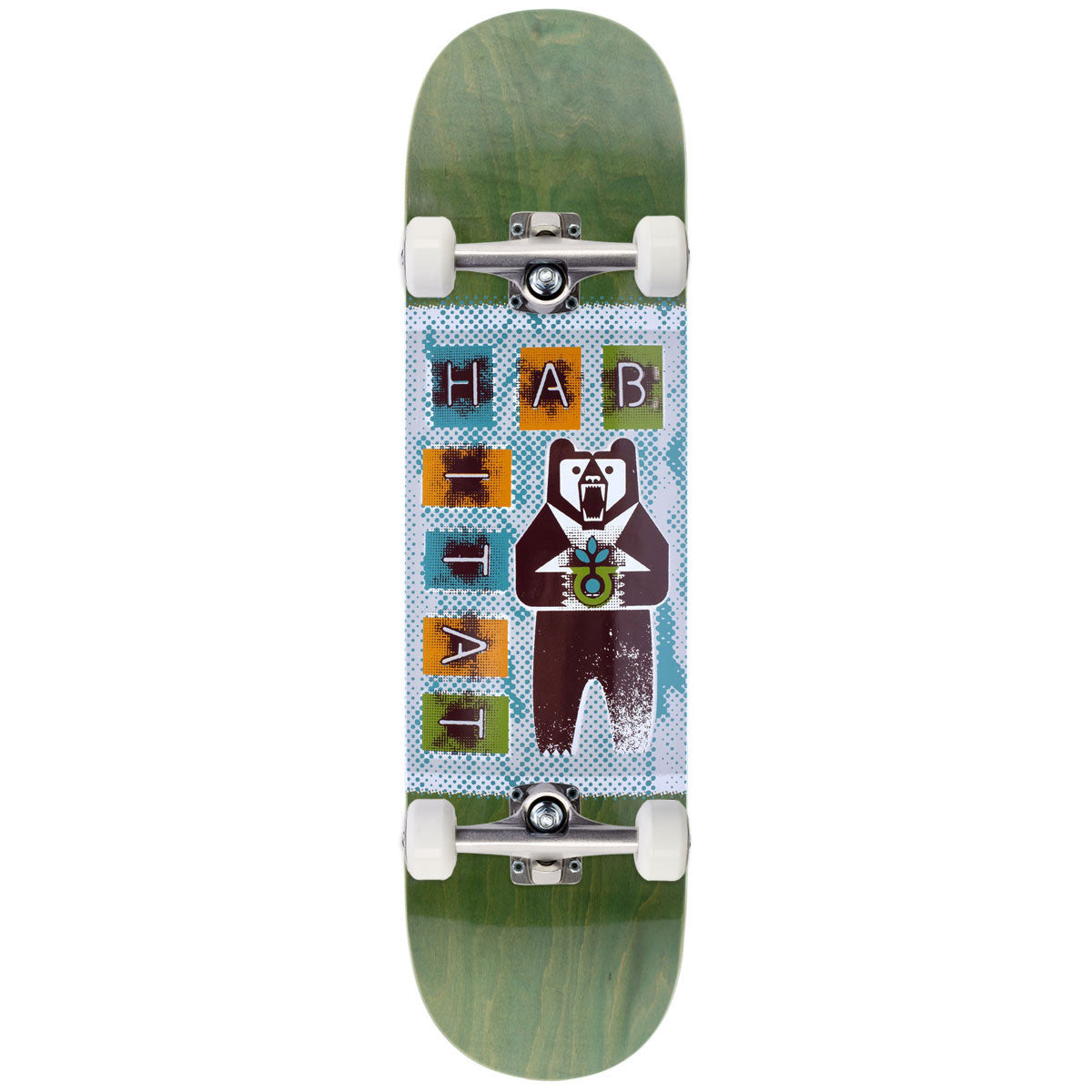 Habitat Grizzley Skateboard Complete - Blue - 8.25