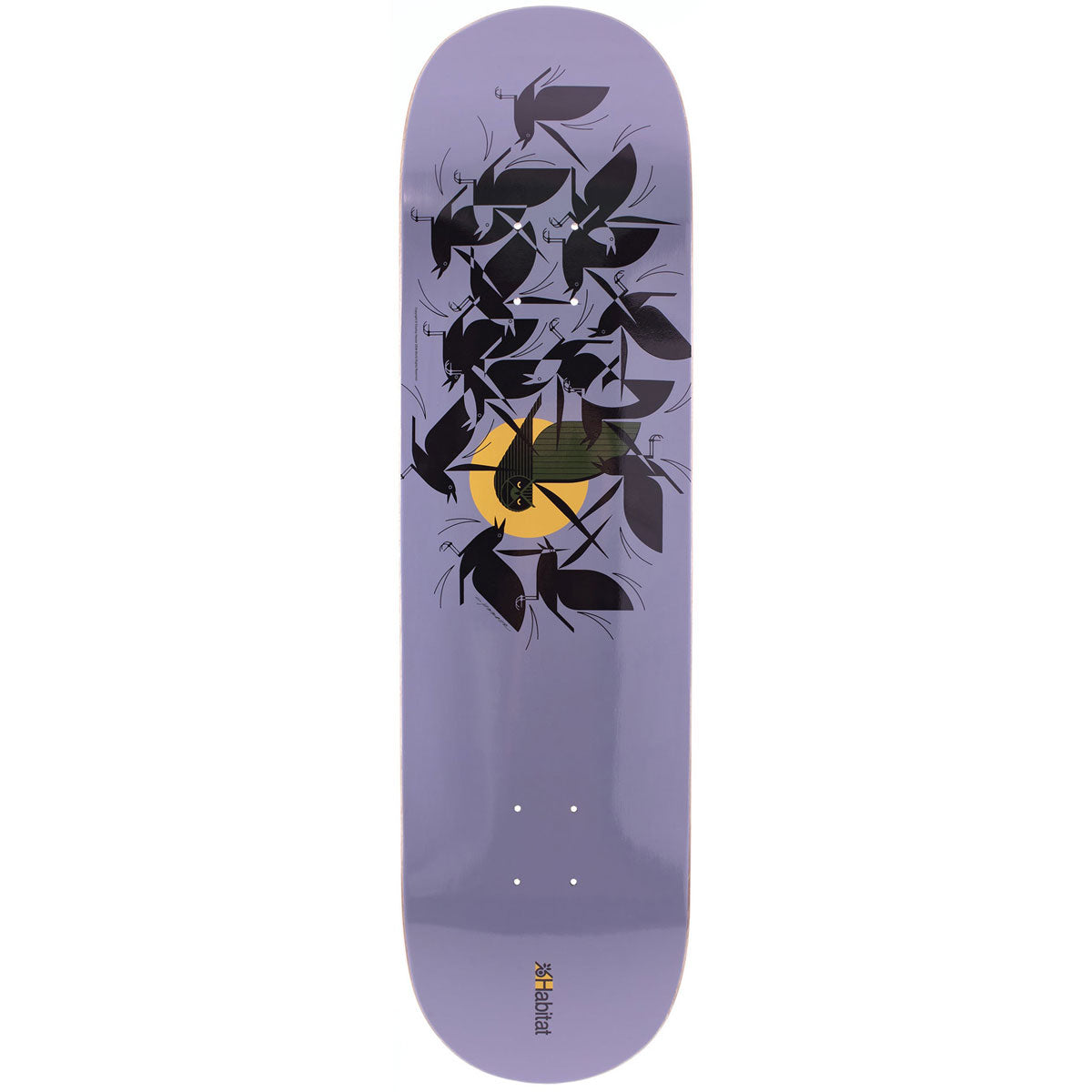 Habitat Harper Owltercation Skateboard Deck - 8.50