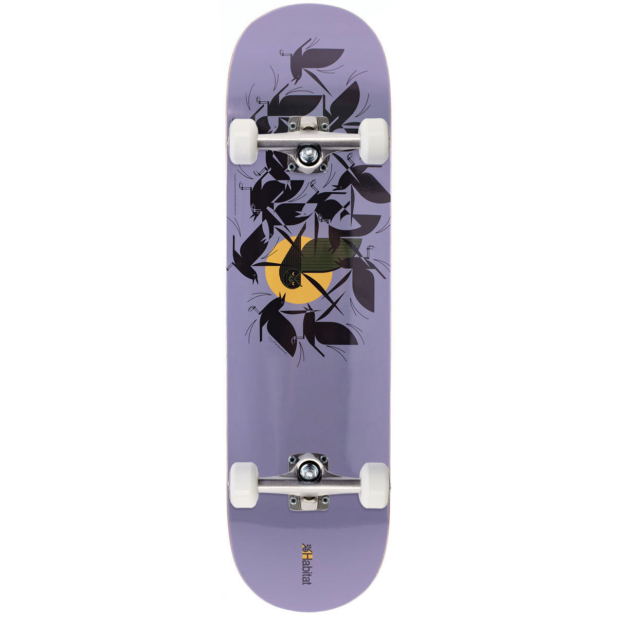 Habitat Harper Owltercation Skateboard Complete - 8.50