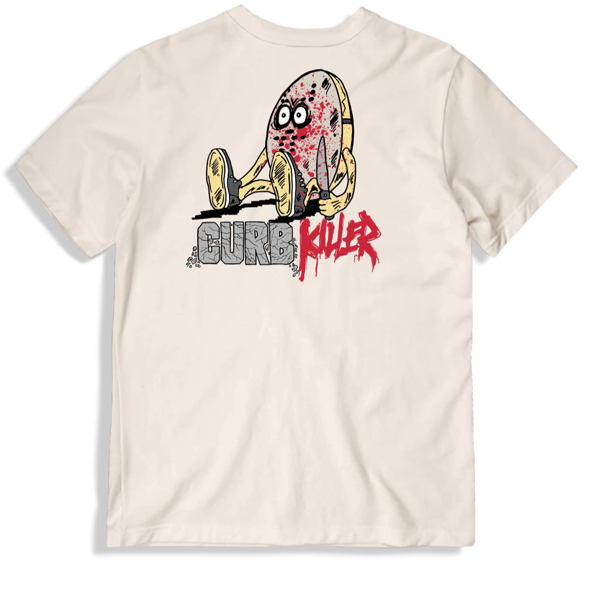 Slappy Curb Killer T-Shirt - Natural image 1