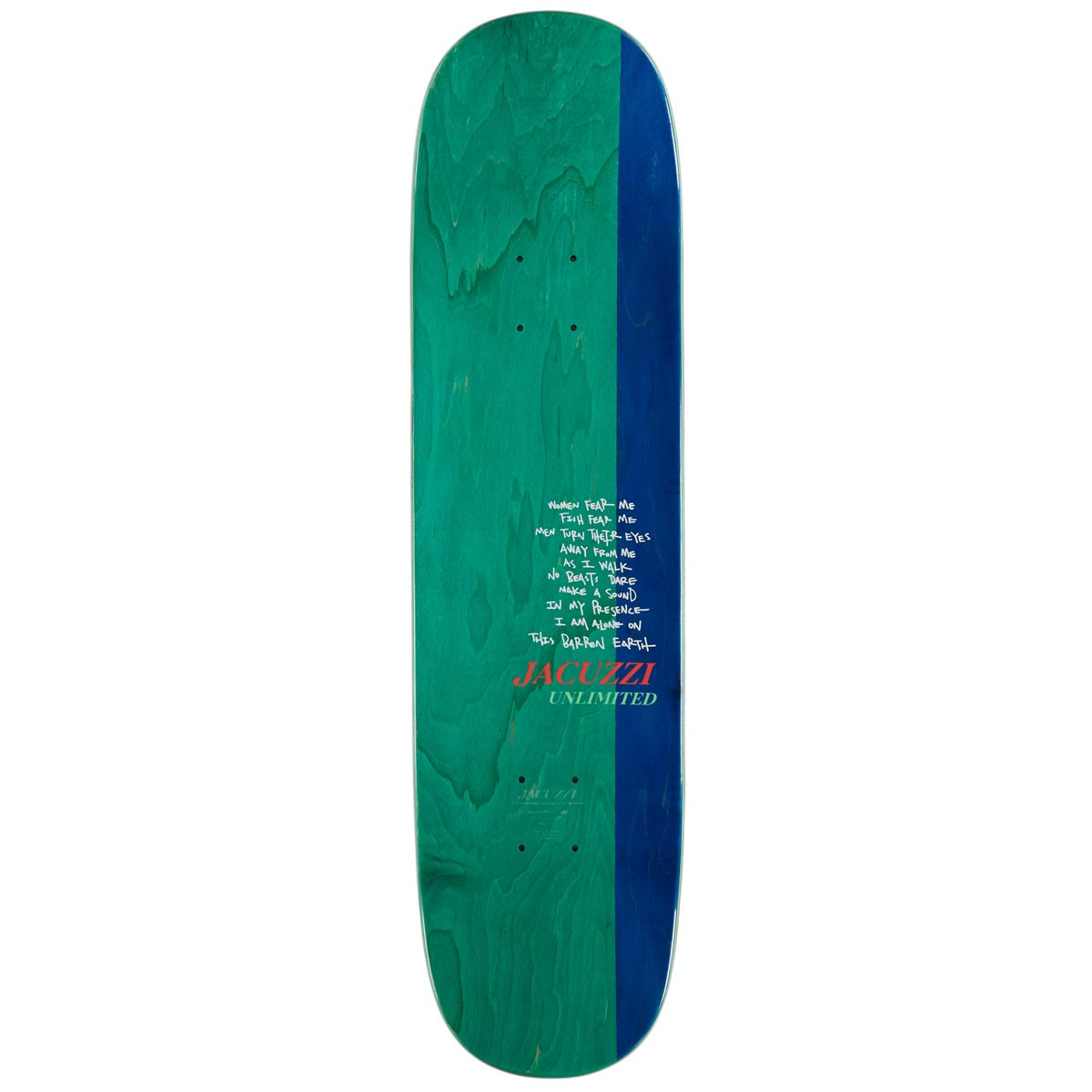 Jacuzzi Unlimited Fish Bowl Skateboard Deck - 8.25