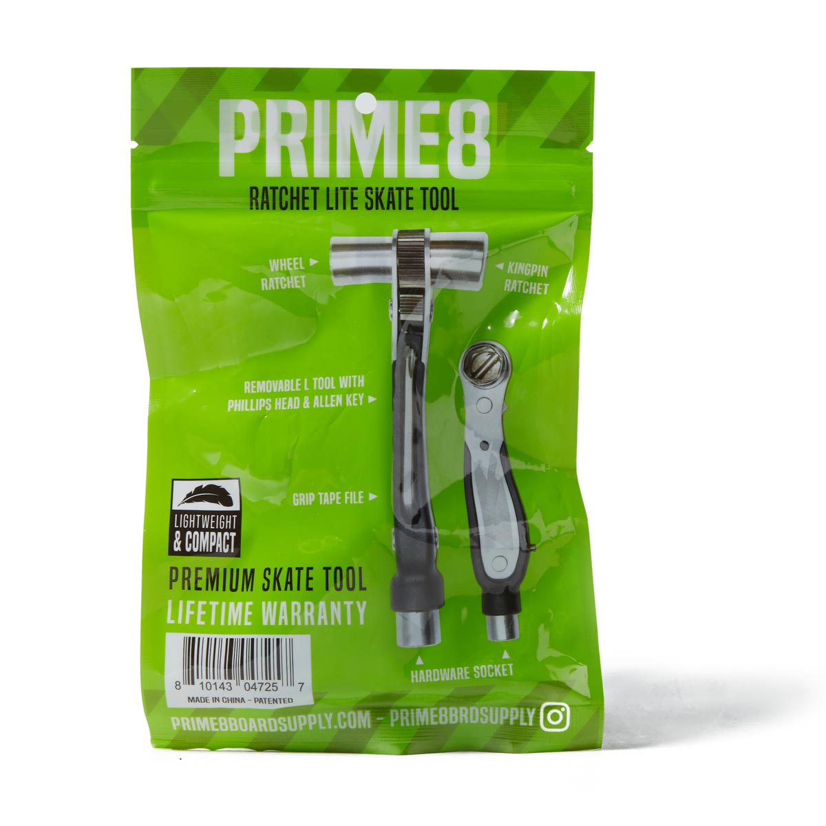 PRIME8 Ratchet Lite Skate Tool - Black image 1