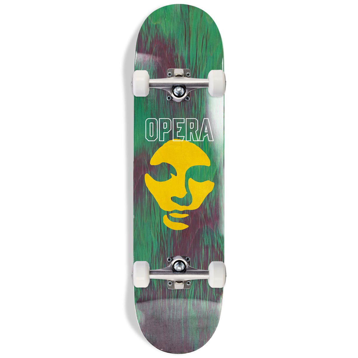 Opera Die Cut Mask EX7 Skateboard Complete - Green - 8.75