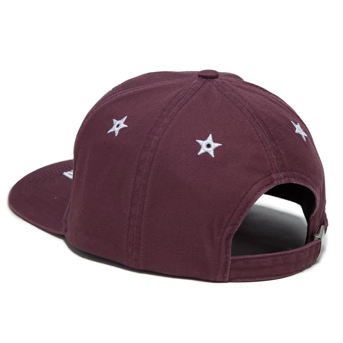 Metalwood Starshot 6 Panel Strapback Hat - Burgundy image 2