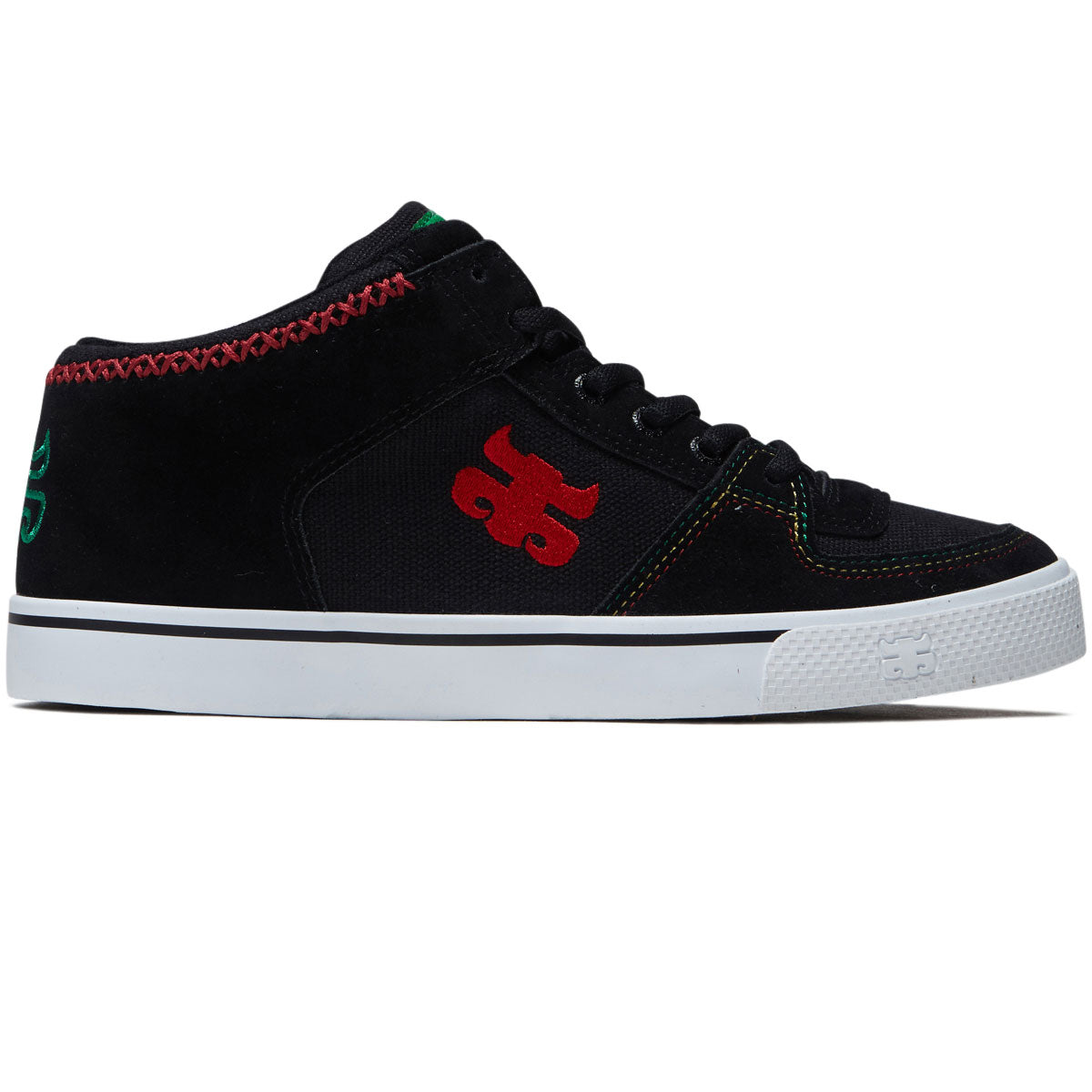 IPath Reed Mid Vulk Shoes - Black Rasta image 1