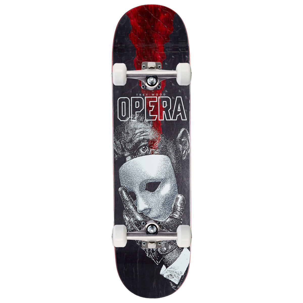 Opera Trey Wood Unmasked EX7 Skateboard Complete - 8.25