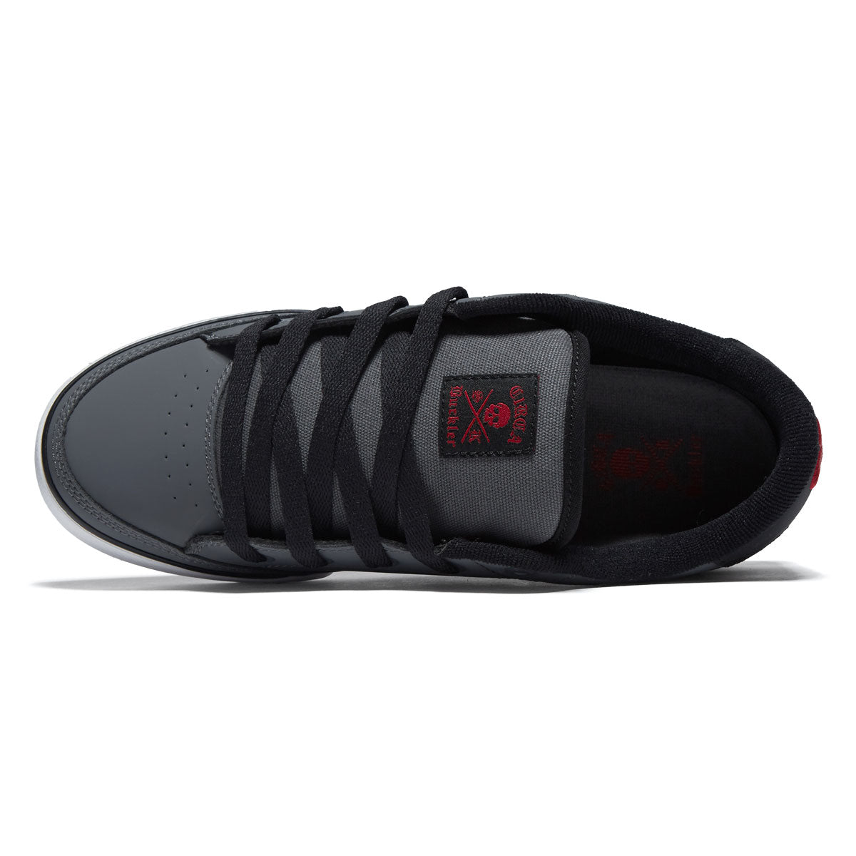 C1rca Buckler SK Shoes - Asphalt/Caviar/Red image 3