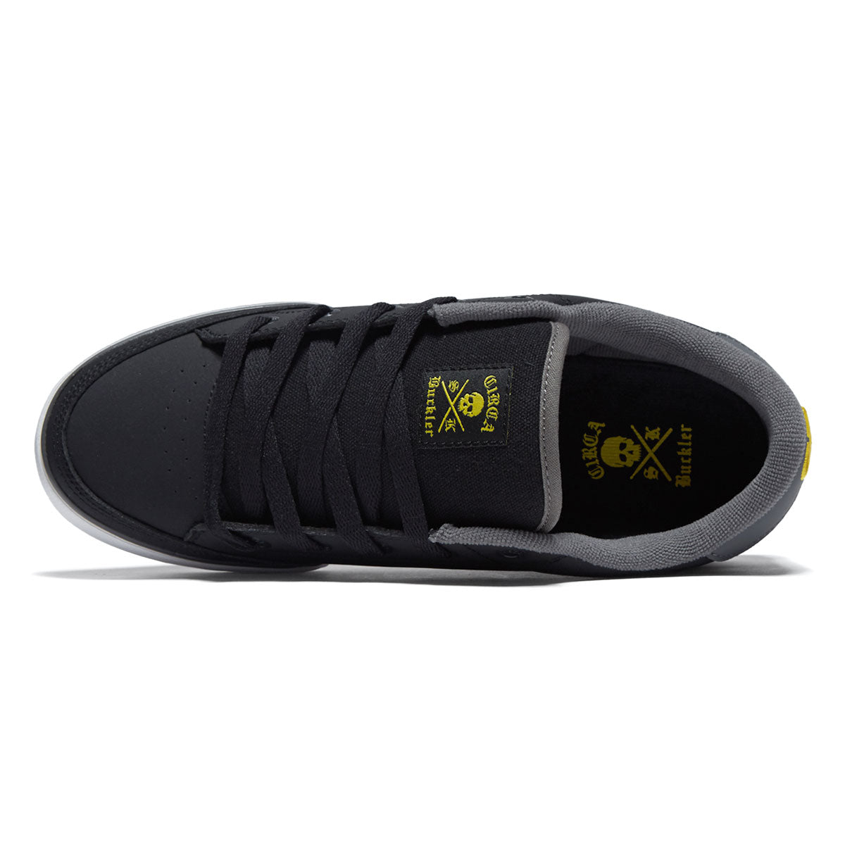 C1rca Buckler SK Shoes - Caviar/Asphalt/Lemon/Red image 3