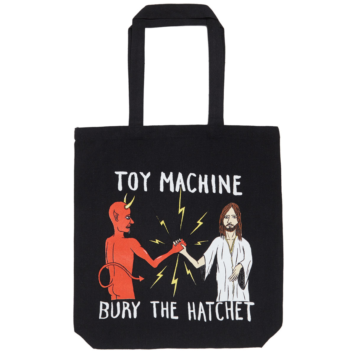 Toy Machine Bury The Hatchet Tote Bag - Black image 1