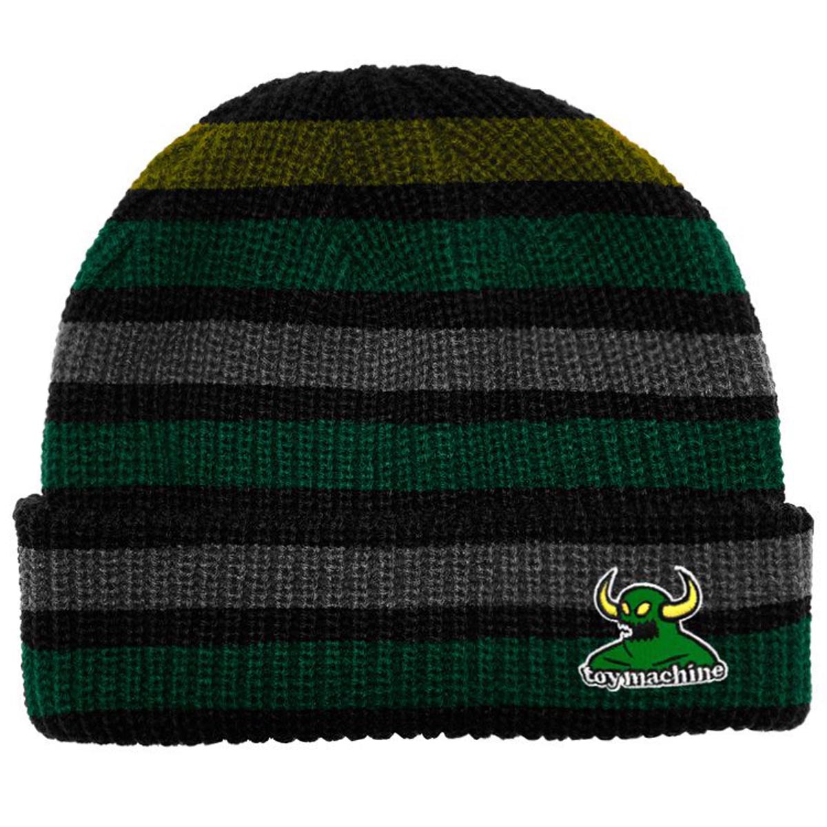 Toy Machine Monster Multi Stripe Dock Beanie - Forest image 1