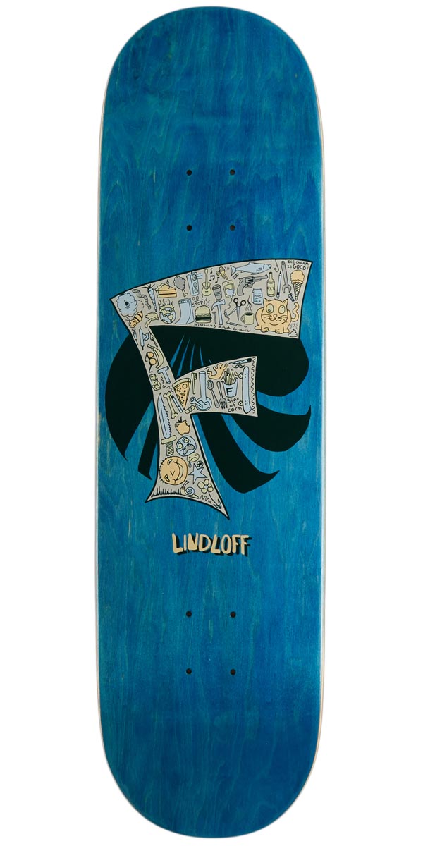 Foundation Lindloff F Stuff Skateboard Deck - 8.50