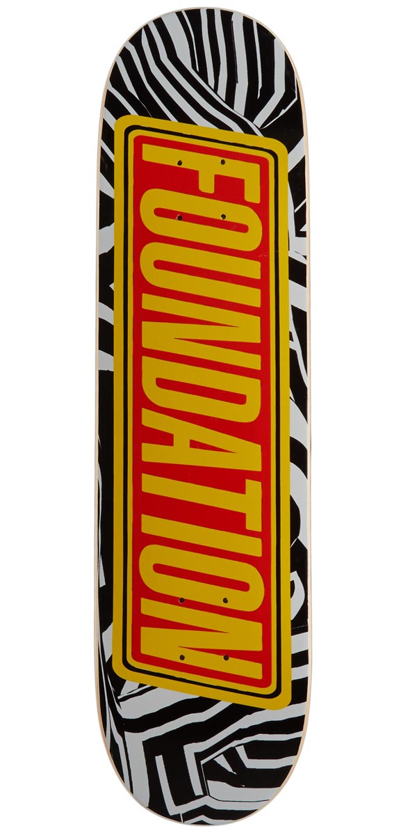 Foundation F Bar Skateboard Deck - 8.00