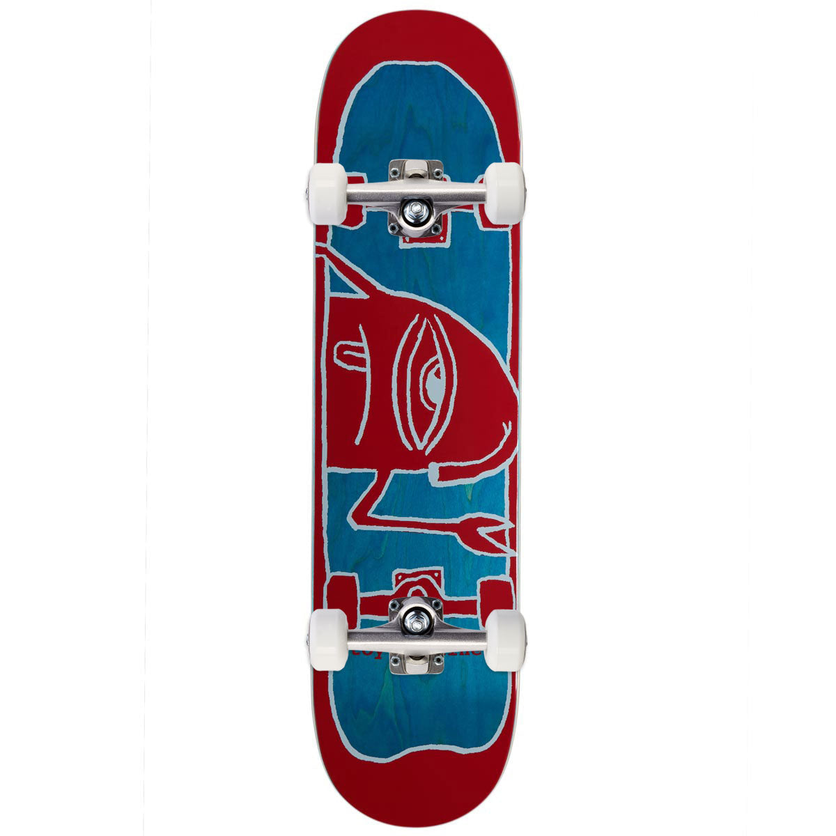 Toy Machine Hello Sect Skateboard Complete - Red - 7.75