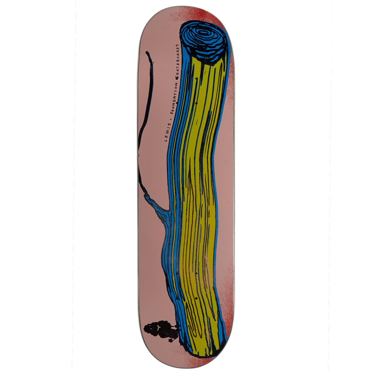 Foundation Lewis Log Skateboard Deck - 8.25