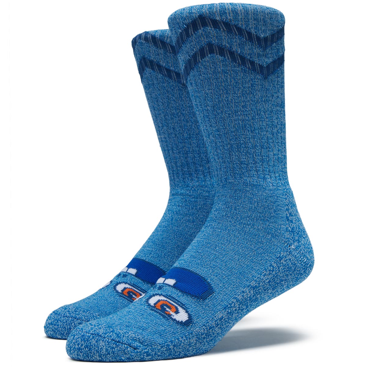 Toy Machine Betard Fooser Socks - Heather Blue image 1