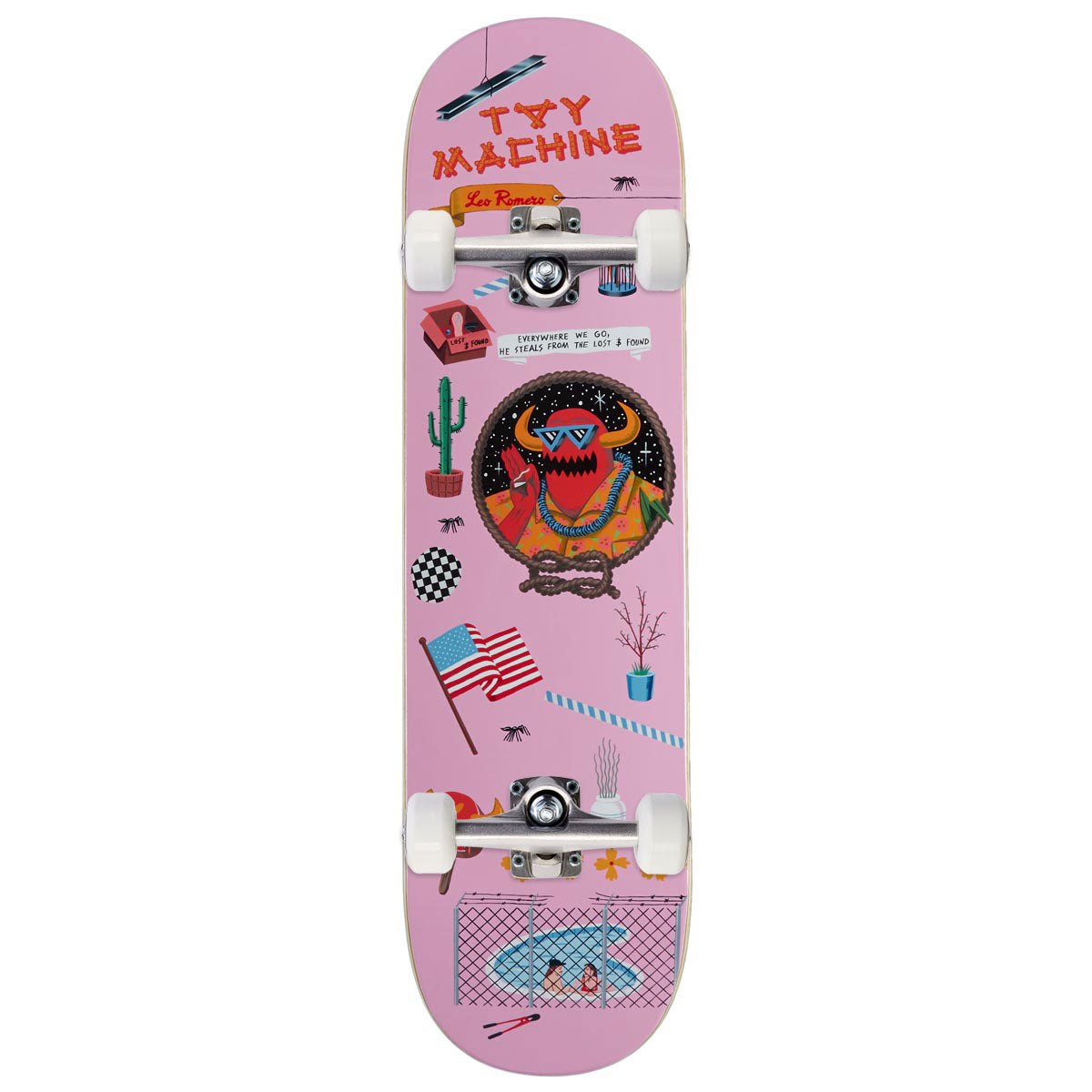 Toy Machine Romero Lost & Found Skateboard Complete - 8.25