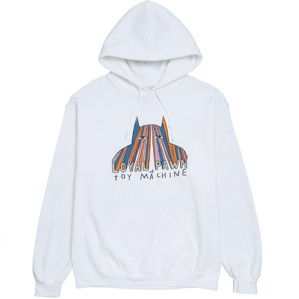 Toy Machine Loyal Pawn Hoodie - White image 1