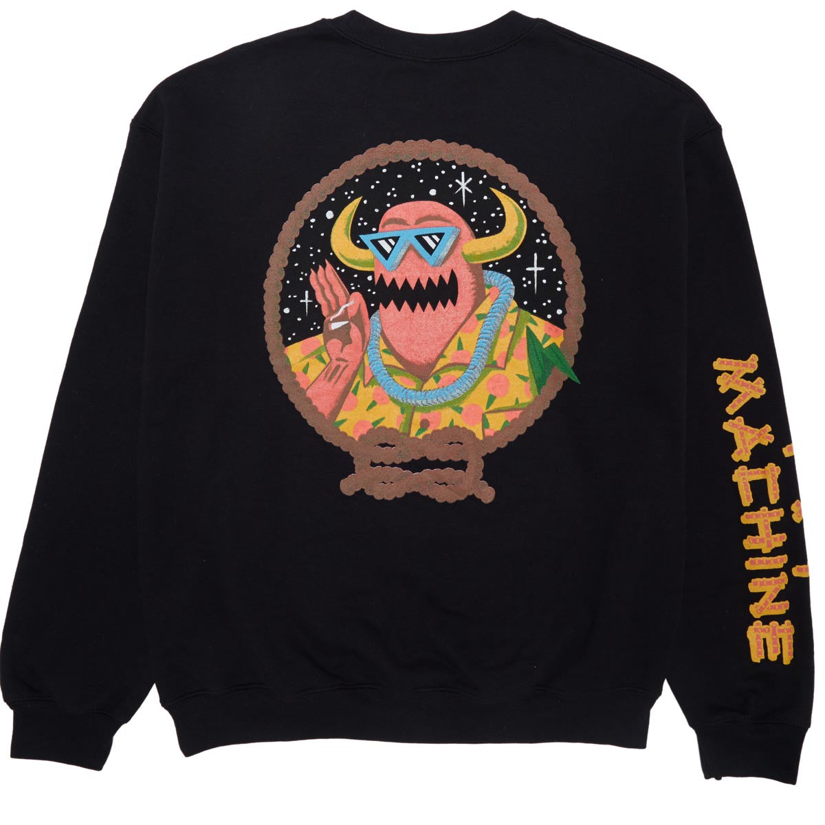 Toy Machine Lost And Found Crew Sweatshirt - Black image 2