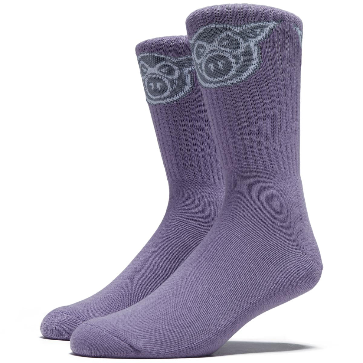 Pig Head Socks - Violet image 1