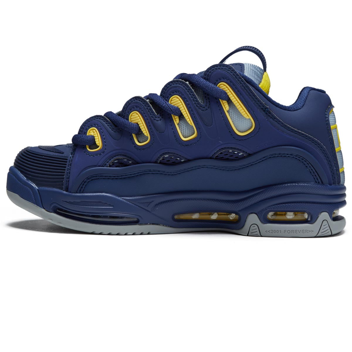 Osiris D3 2001 Shoes - Cadet Blue/Yellow image 2