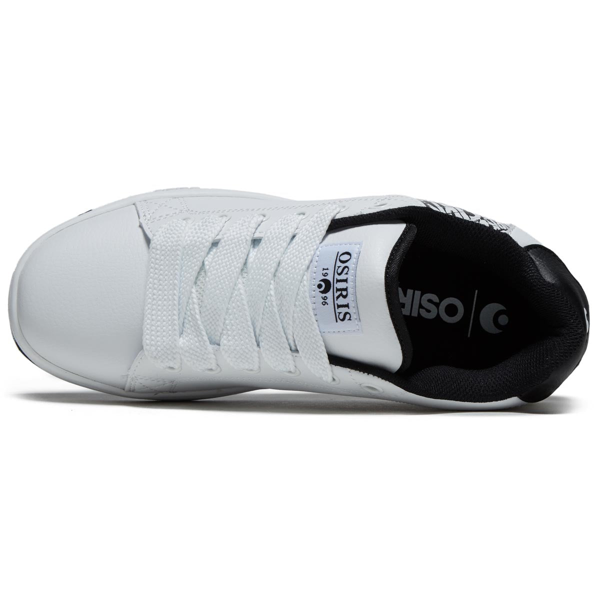 Osiris Troma Alt Shoes - White/Black/White image 3