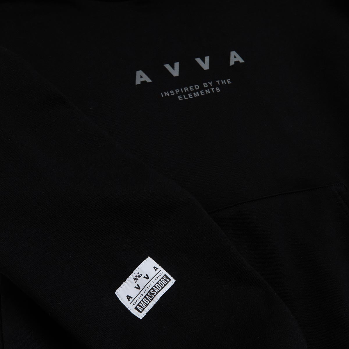 AVVA City Wide Pullover Hoodie - Black image 2