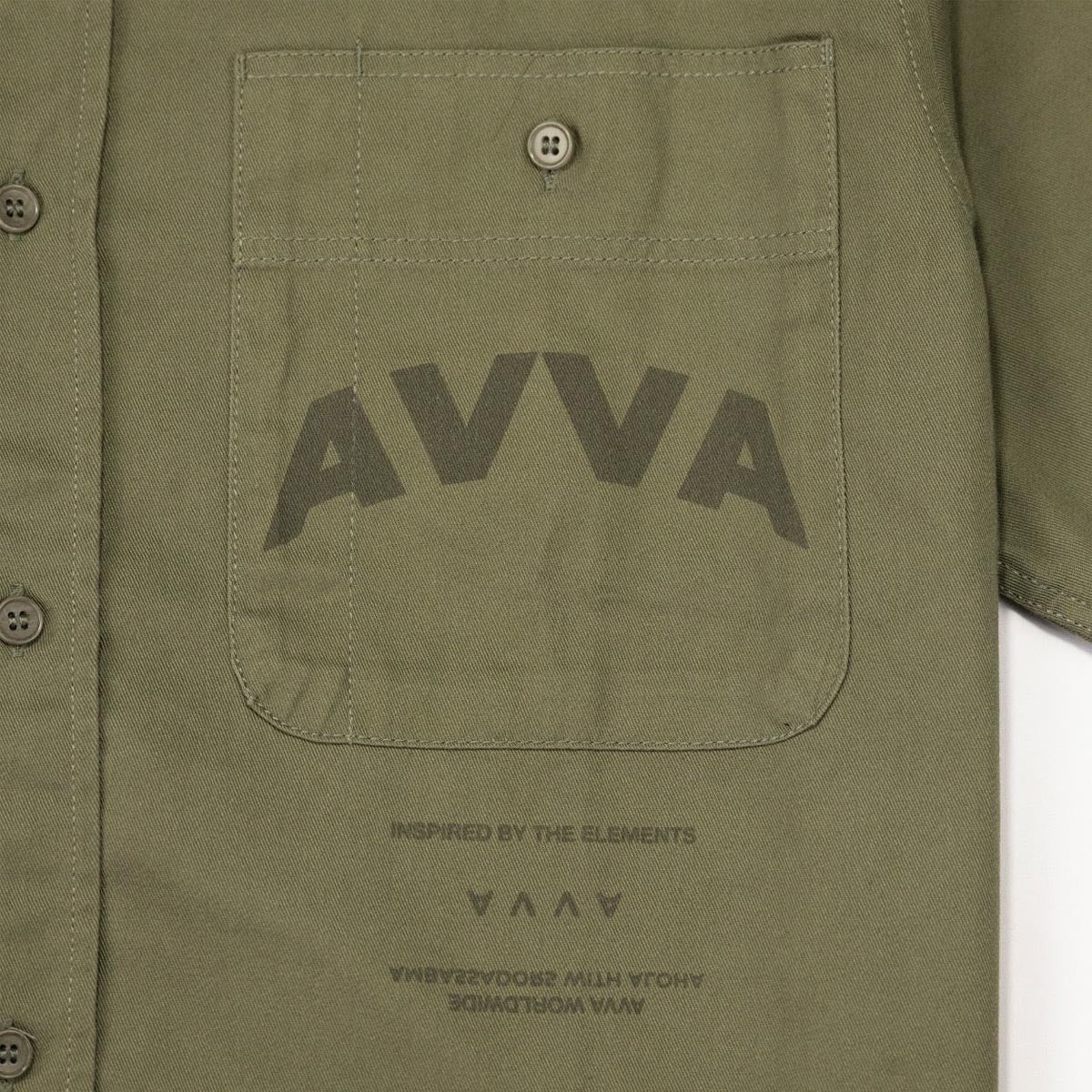 AVVA Foundry Workwear Shirt - Army image 4