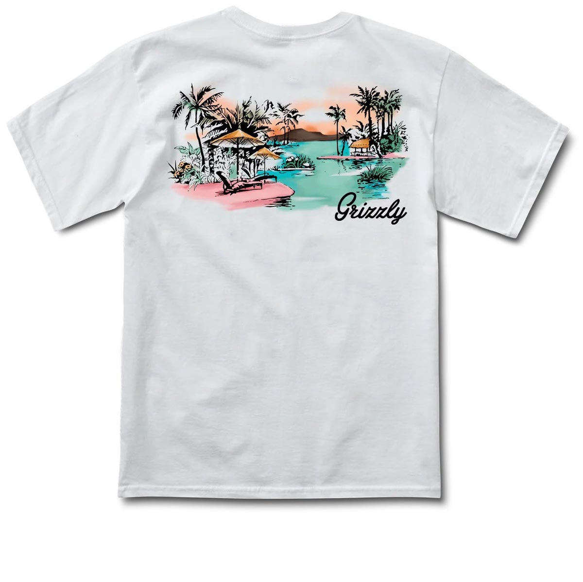 Grizzly Island Time T-Shirt - White image 2