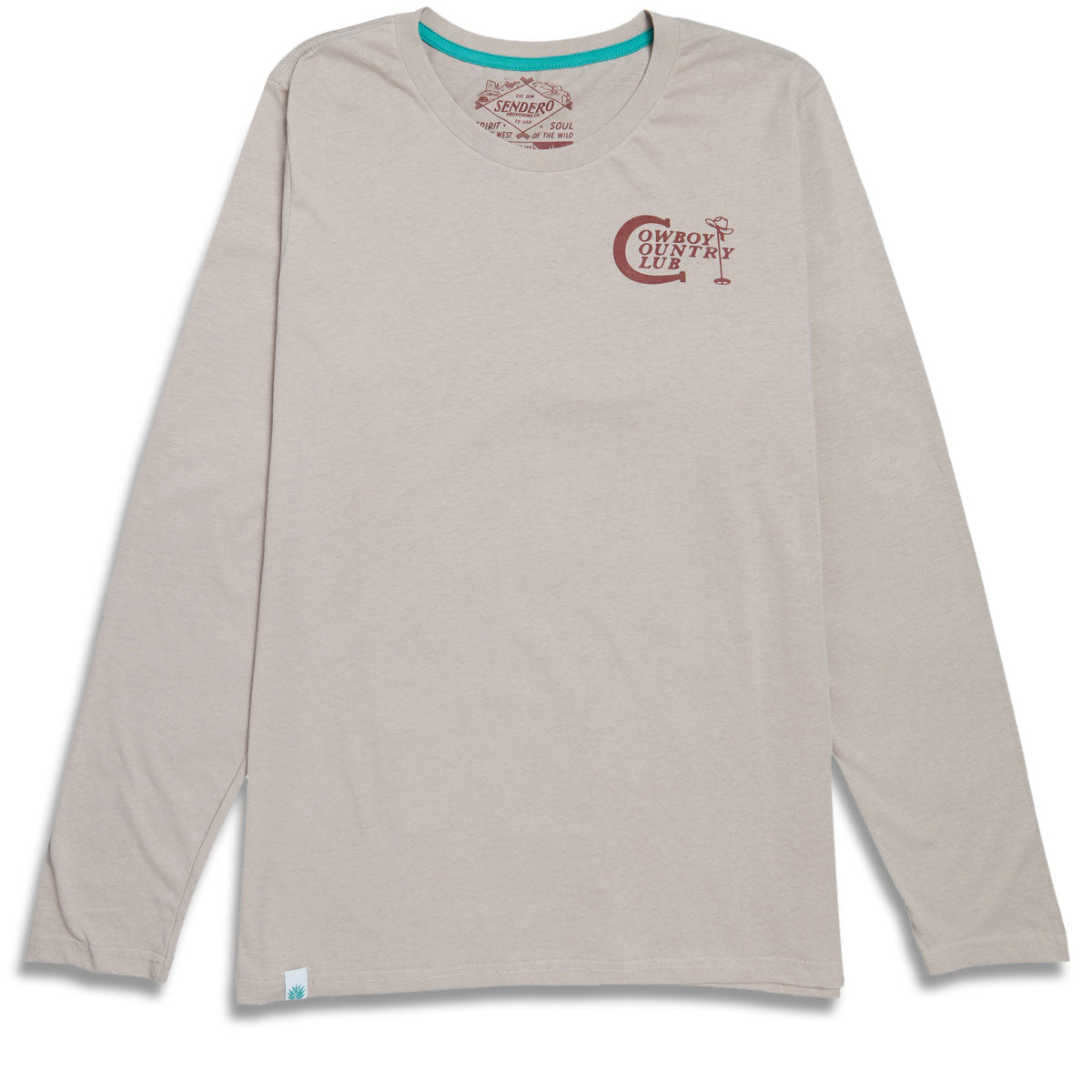 Sendero Cowboy Country Club Long Sleeve T-Shirt - Sand image 2