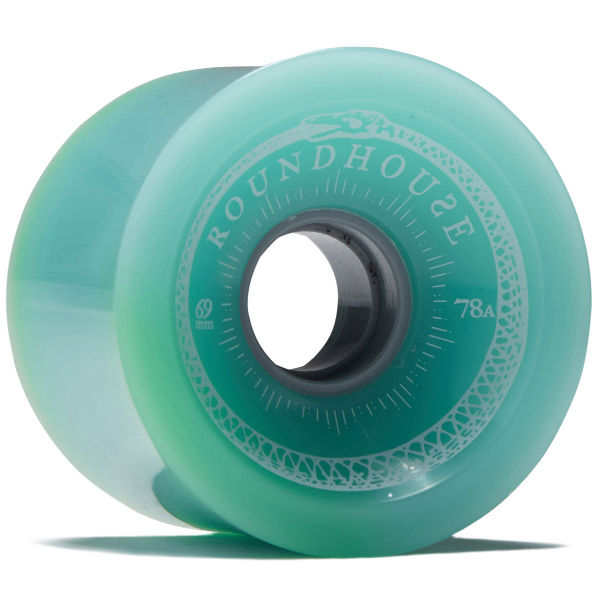 Carver Roundhouse Concave 78a Longboard Wheels - Glass Green - 69mm image 1