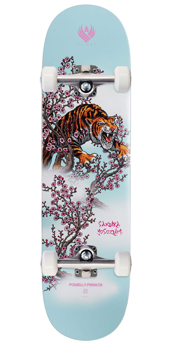 Powell-Peralta Flight Sakura Yosozumi Tiger Skateboard Complete - Blue - 8.25