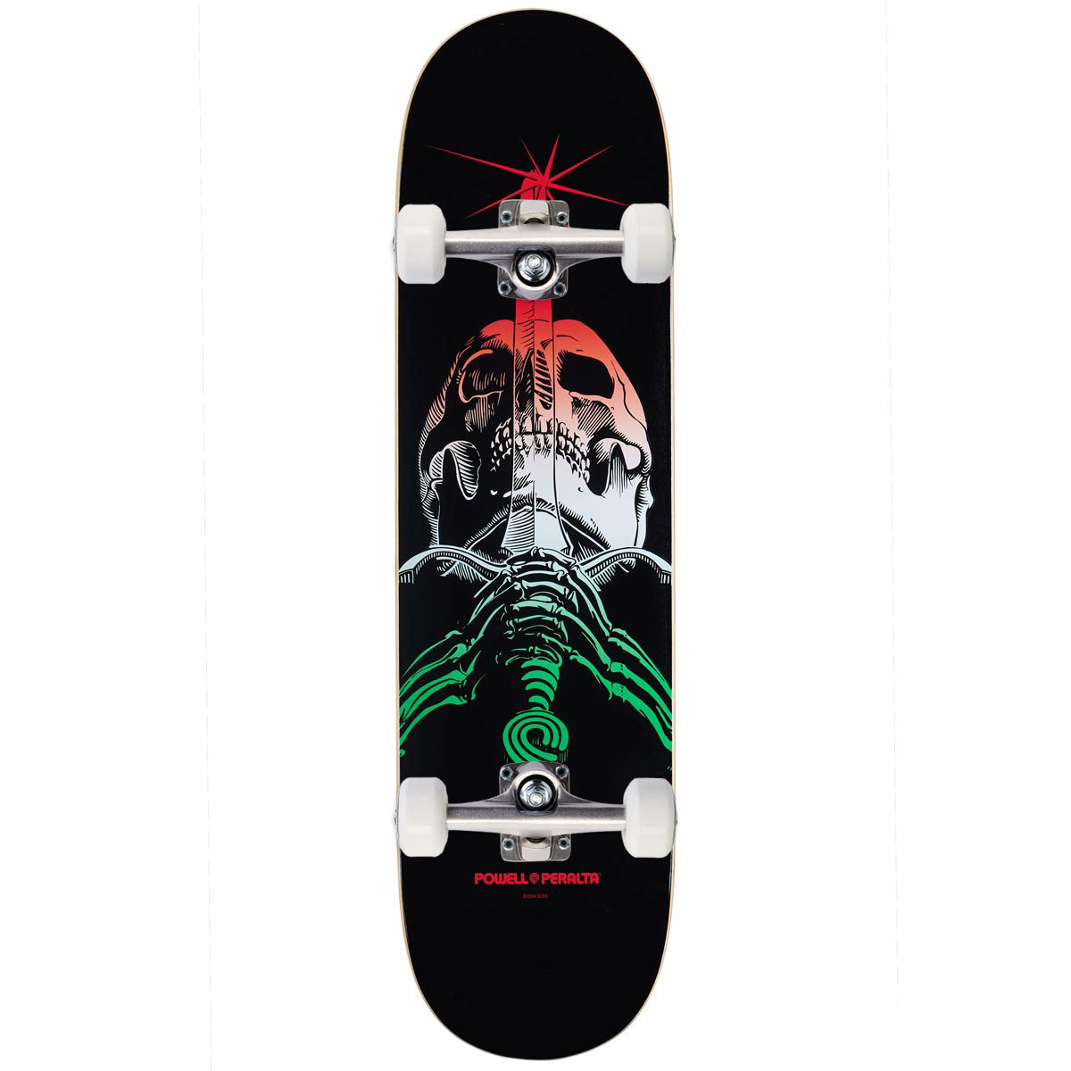 Powell-Peralta Ray Rodriguez Skull & Sword Skateboard Complete - Green Fade - 8.25