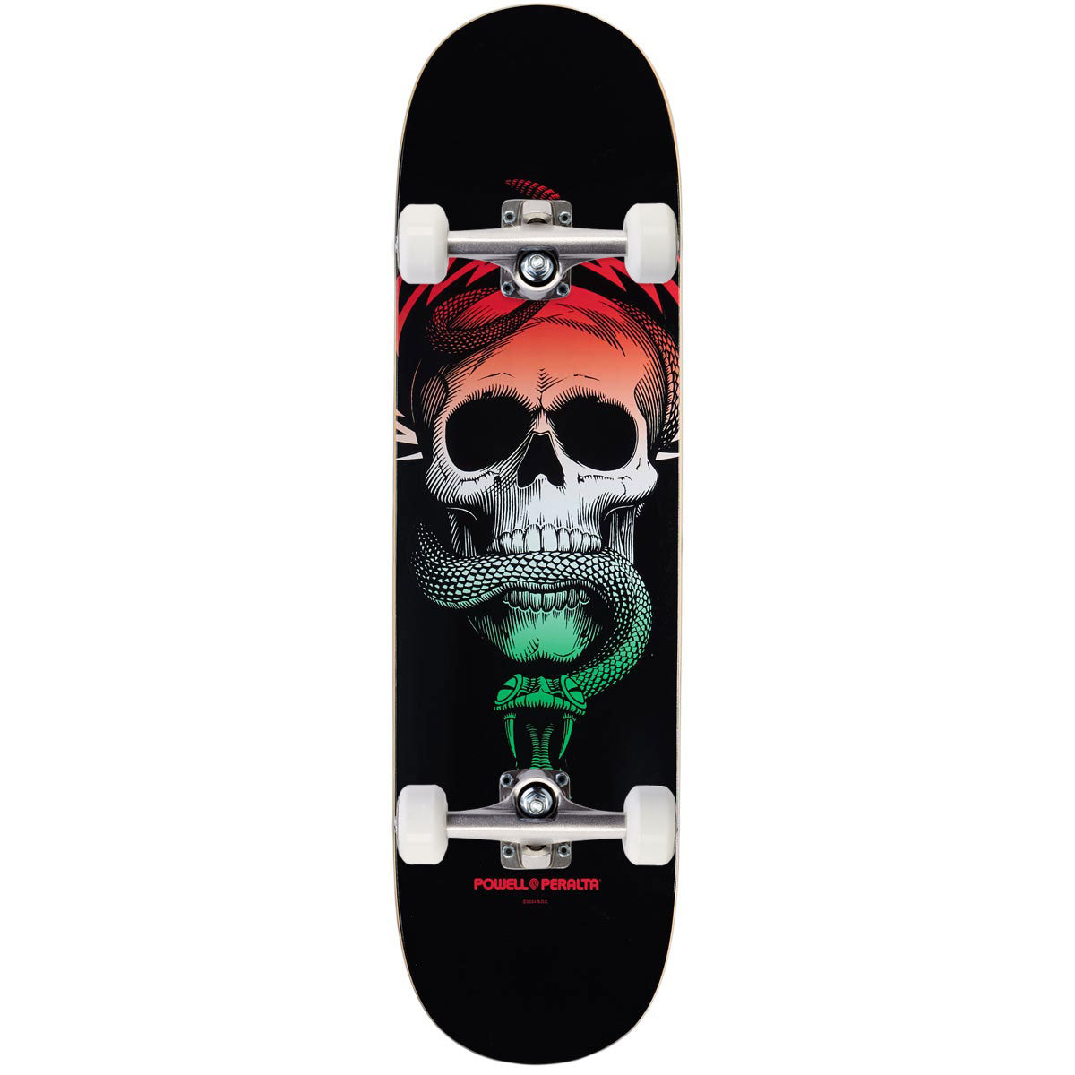 Powell-Peralta Mike McGill Skull & Snake Skateboard Complete - Green Fade - 8.50