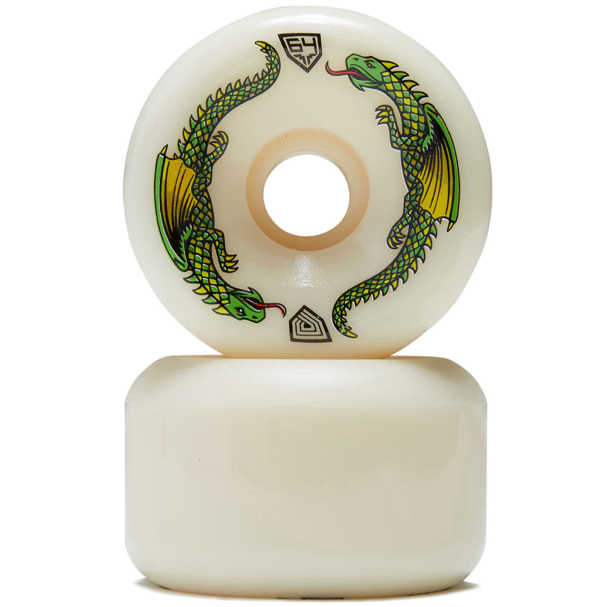 Powell-Peralta Dragon Formula 93a BOM Skateboard Wheels - Off White - 64mm image 2