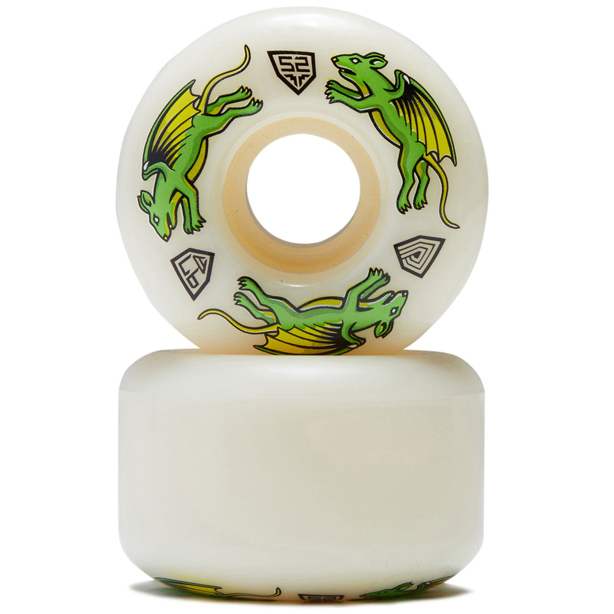 Powell-Peralta Dragon Formula 97a Nano Rat V4 Skateboard Wheels - Off White - 52mm image 2