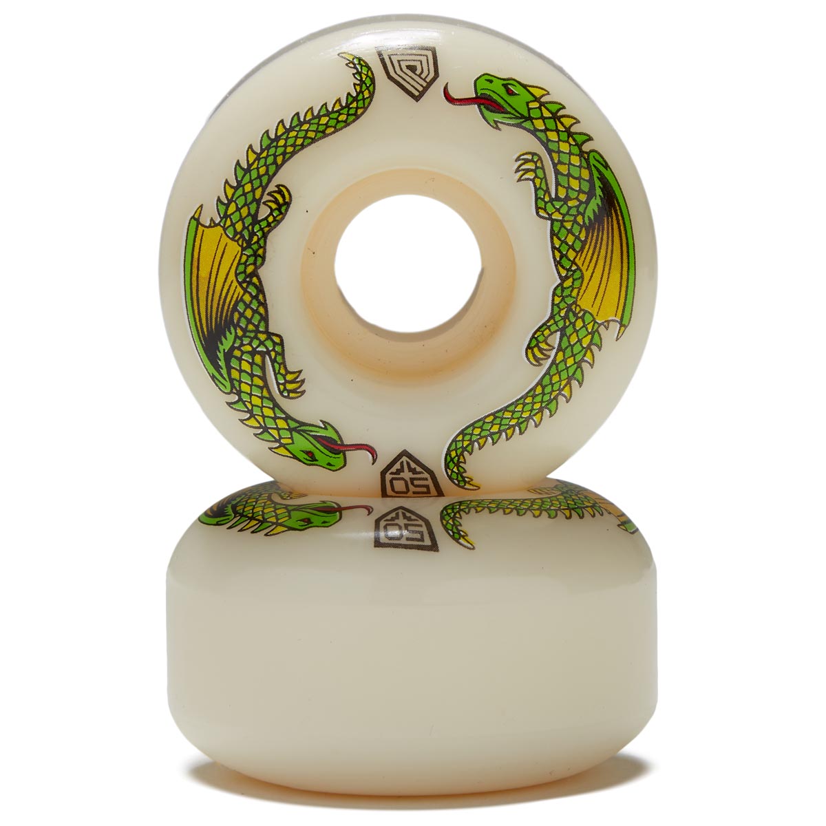 Powell-Peralta Dragon Formula 93a Skateboard Wheels - Off White - 50mm image 2