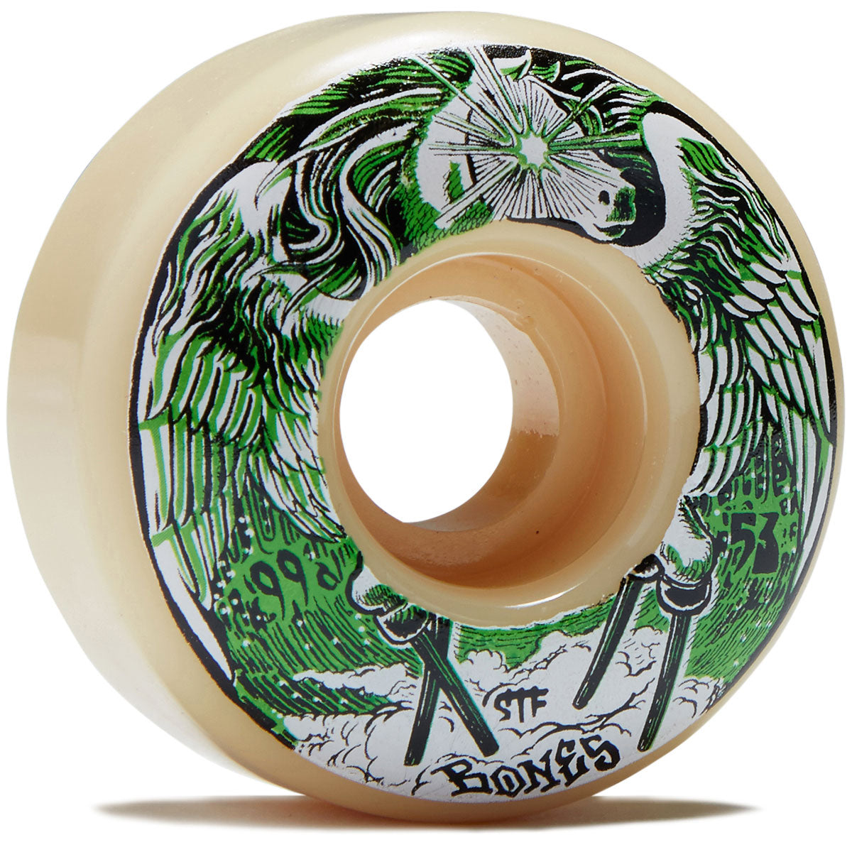 Bones Peg-Leg-Asus 99a V1 Standard Skateboard Wheels - 53mm image 1