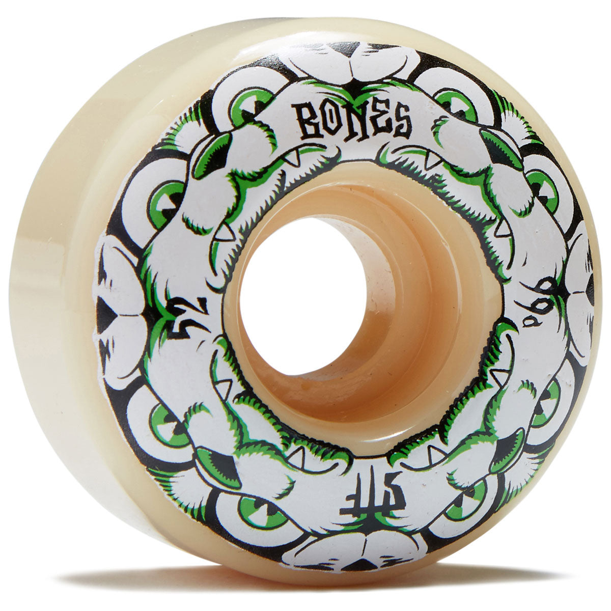 Bones 4 Dog Night 99a V4 Wide Skateboard Wheels - 52mm image 1