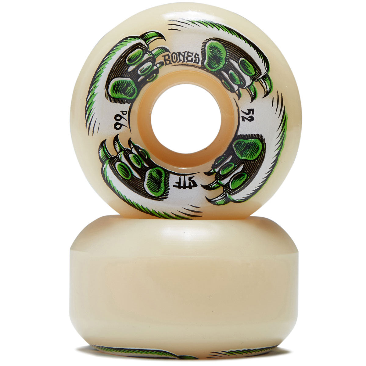 Bones Kitty Twister 99a V5 Sidecut Skateboard Wheels - 52mm image 2