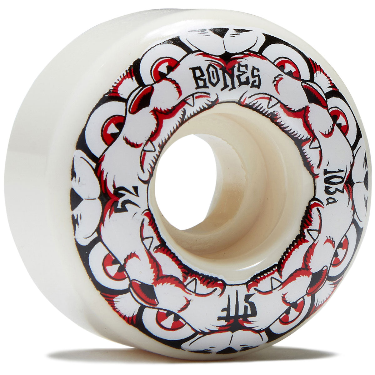 Bones 4 Dog Night 103a V4 Wide Skateboard Wheels - 52mm image 1