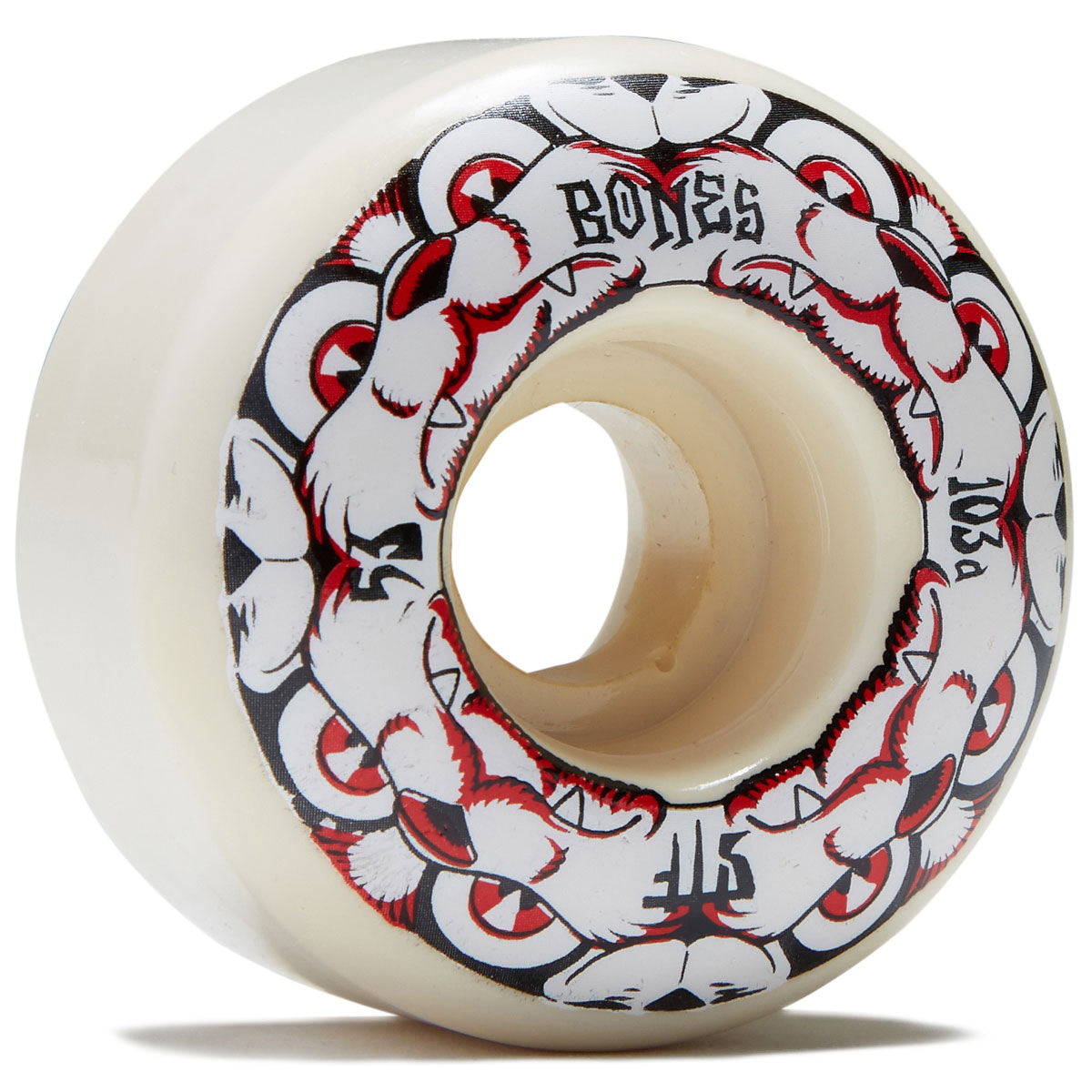 Bones 4 Dog Night 103a V4 Wide Skateboard Wheels - 53mm image 1