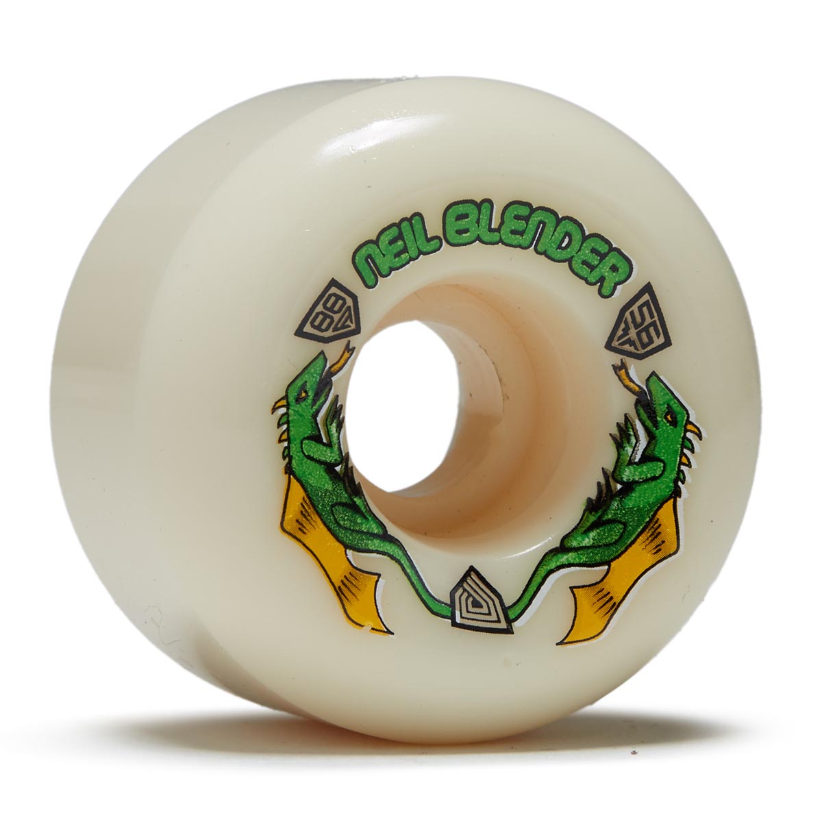 Powell-Peralta Dragon Formula Niel Blender 88a V4 Skateboard Wheels - Off White - 56mm image 1