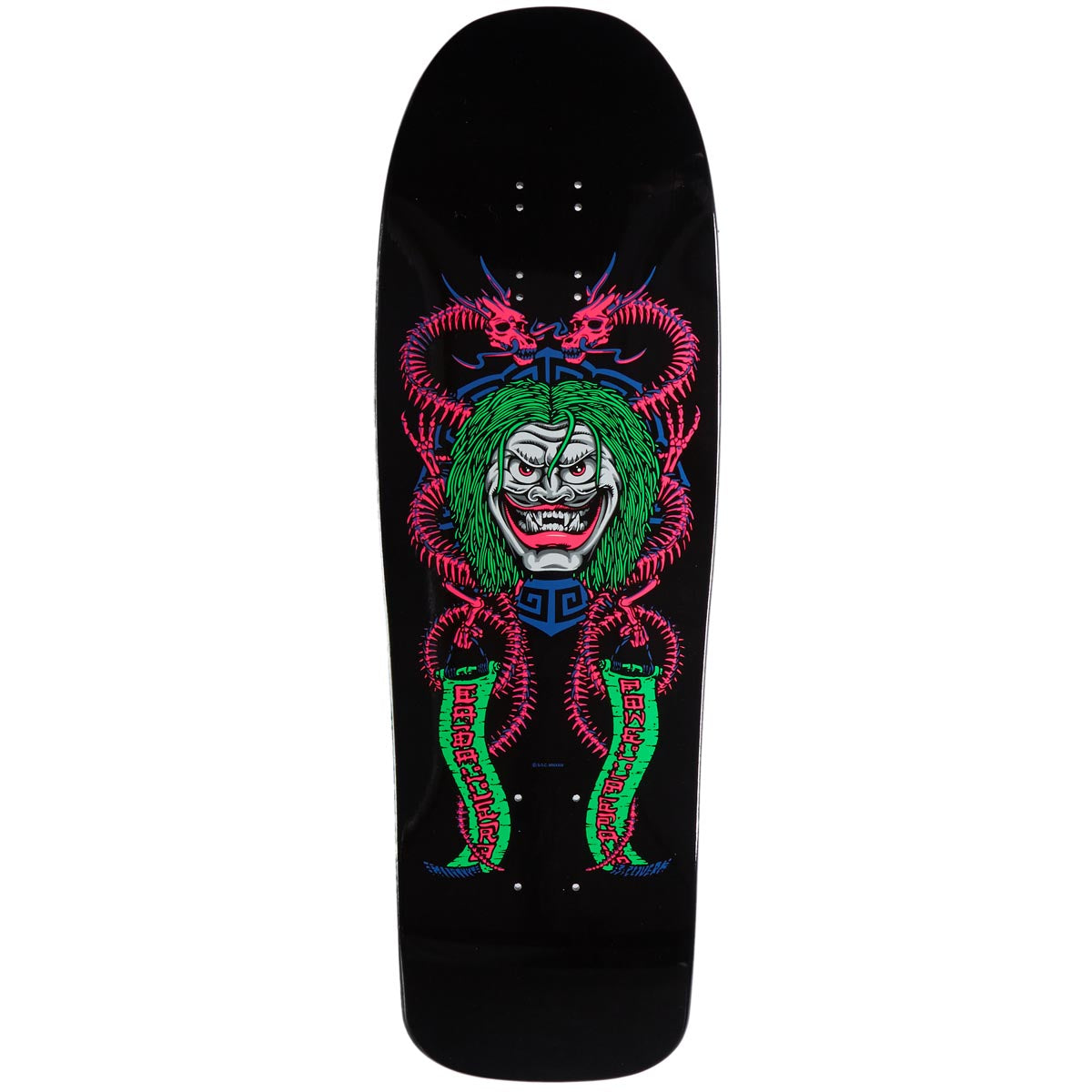 Powell-Peralta Steve Caballero Mask Skateboard Deck - Blacklight - 9.75