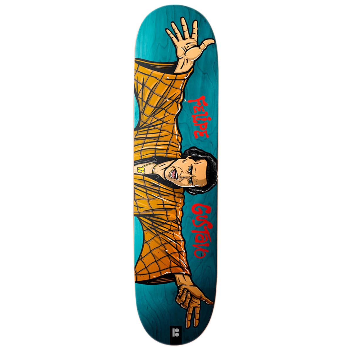 Plan B Warriors Gustavo Skateboard Deck - 8.00