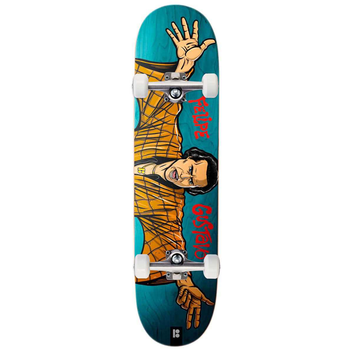 Plan B Warriors Gustavo Skateboard Complete - 8.00