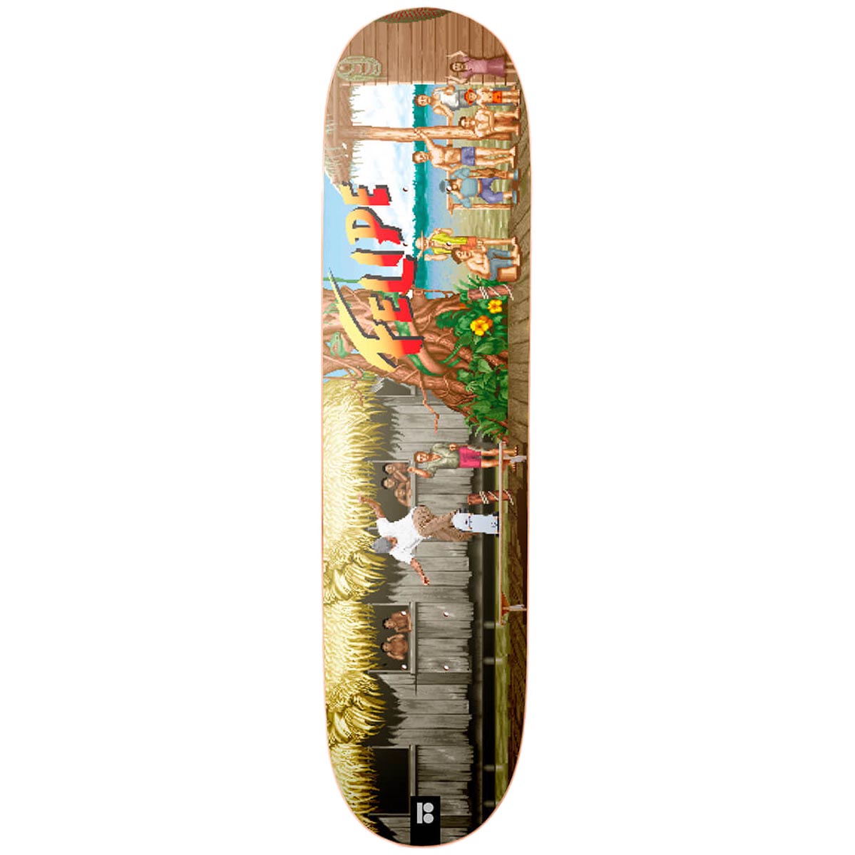 Plan B Felipe World Warrior One Offs Skateboard Deck - 8.00