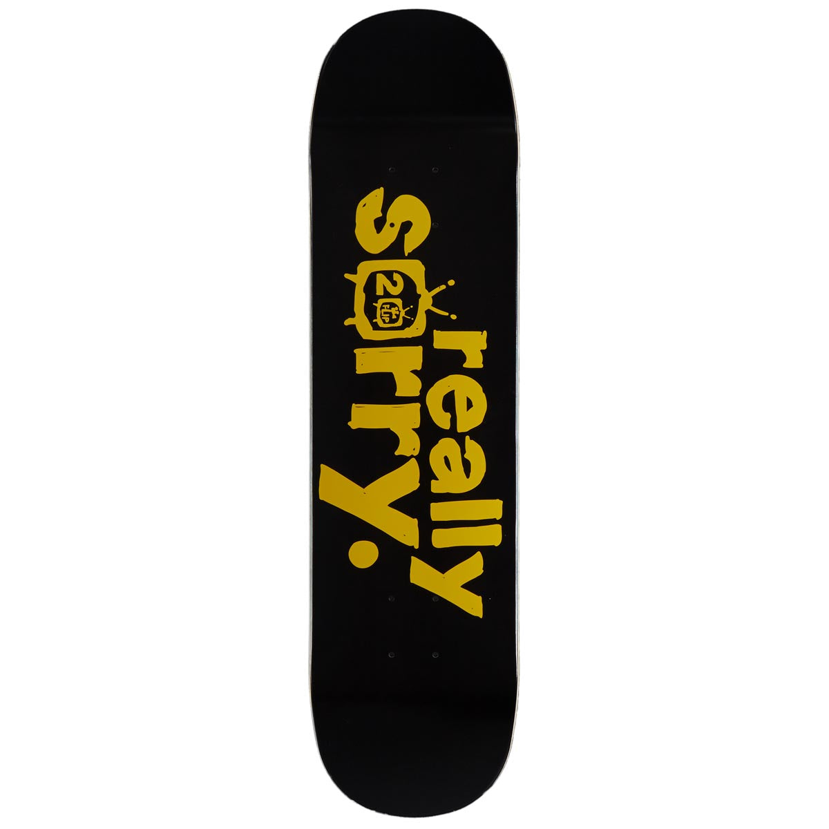 Flip Scribble Logo Skateboard Deck - Black - 8.00