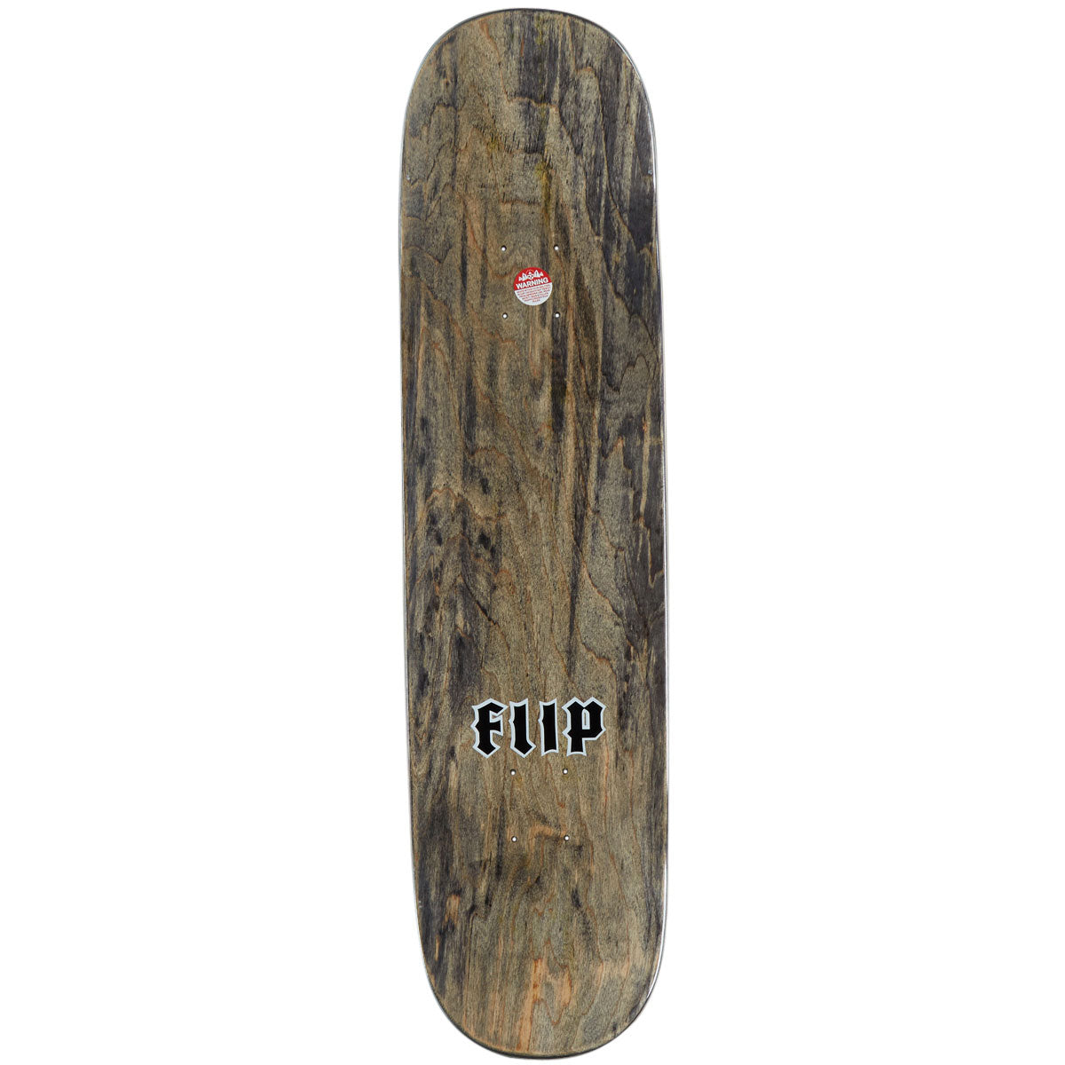 Flip Team Cancelled Skateboard Deck - Black Stain - 8.25